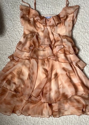 Bershka volanlı bohem elbise - Görsel 2