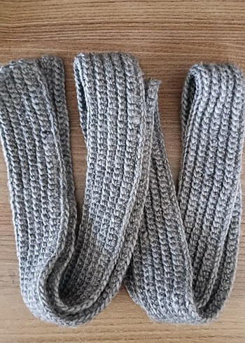 Gri Y2k Atkı 2metre