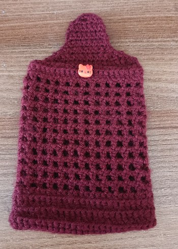 Bordo El Örgüsü kindle kılıfı - Görsel 3