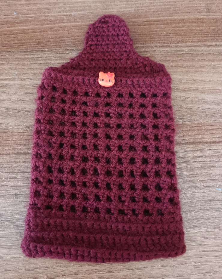 Bordo El Örgüsü kindle kılıfı - Görsel 3