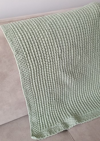 Matcha yeşili bebek battaniyesi - Görsel 3