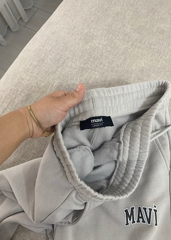 Gri Rahat Kesim Eşofman Altı - Görsel 3