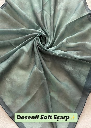 Desenli Siyah Gri Yumuşak Şal - Görsel 16