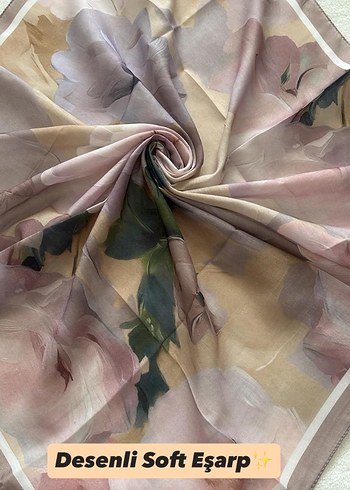 Desenli Siyah Gri Yumuşak Şal - Görsel 14