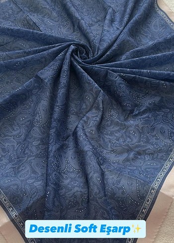 Desenli Siyah Gri Yumuşak Şal - Görsel 6