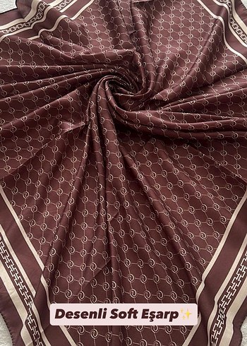 Desenli Siyah Gri Yumuşak Şal - Görsel 7