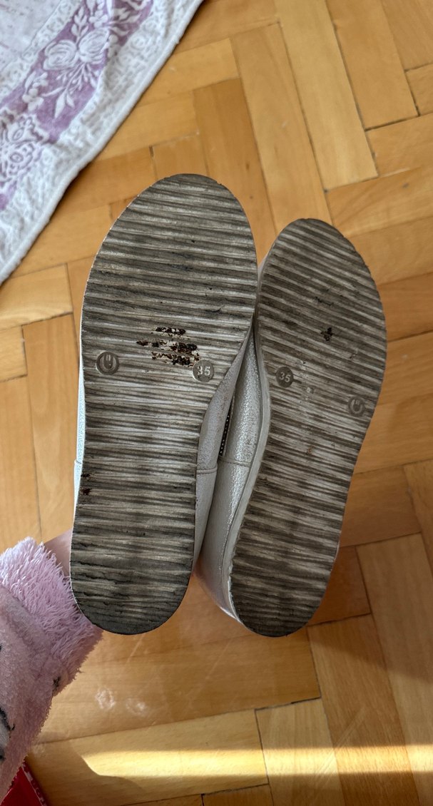 Kız Çocuk Beyaz Tokalı Babet - Görsel 3