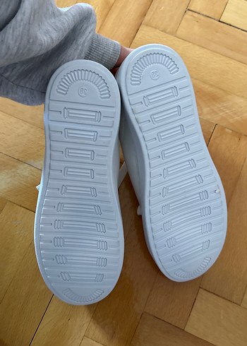 Kız Çocuk Beyaz Renkli Baskılı Spor Ayakkabı 38 - Görsel 5