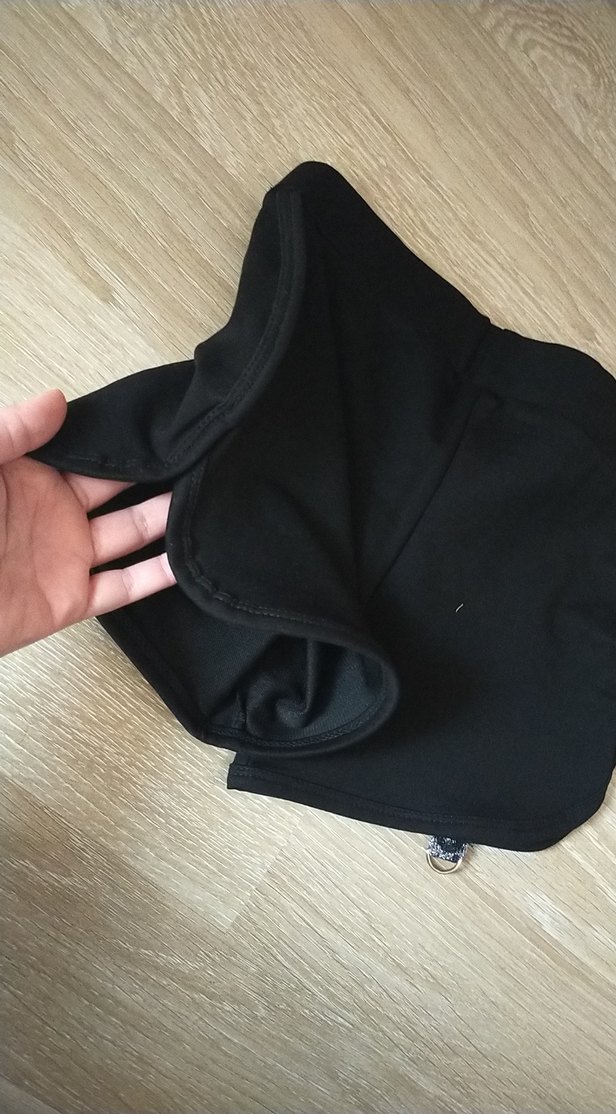 Siyah Mini Kız Çocuk Şort - Görsel 3