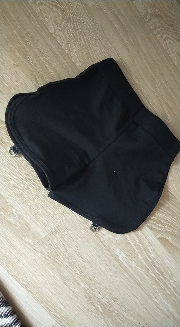 Siyah Mini Kız Çocuk Şort - Görsel 2