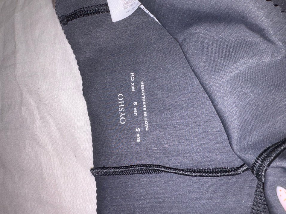 Siyah Kadın oysho tayt kalça kaldırma özellikli - Görsel 2