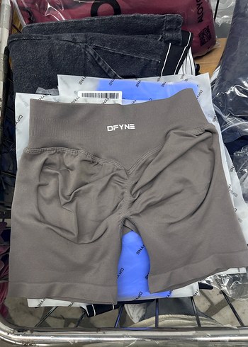 xs Beden Gri Mini Spor Tayt Kadınlar İçin