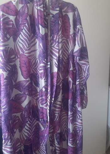Uzun Mor Bohem Kadın Kimono