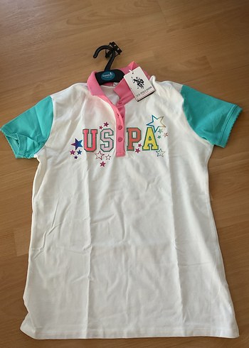 Beyaz Renkli Kız Çocuk Polo Tişört - Görsel 3