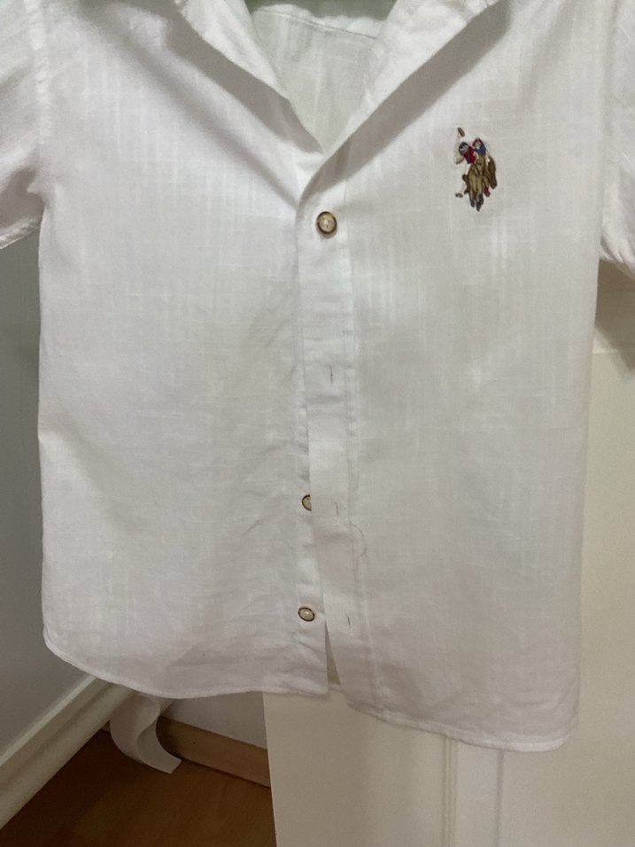 Beyaz Kısa Kollu Erkek Gömlek - Görsel 2