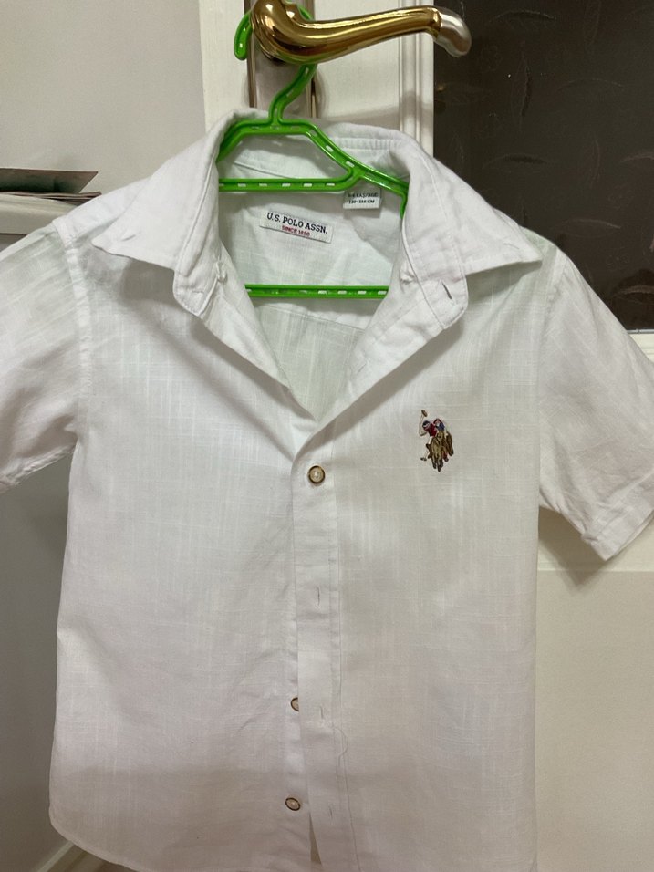 Beyaz Kısa Kollu Erkek Gömlek - Görsel 3