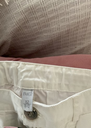 Beyaz Pamuklu Salaş Pantolon - Görsel 2