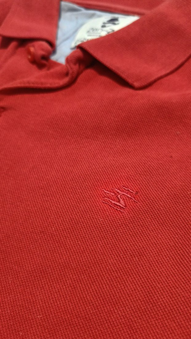 Kırmızı Polo Yaka T-shirt - Görsel 3