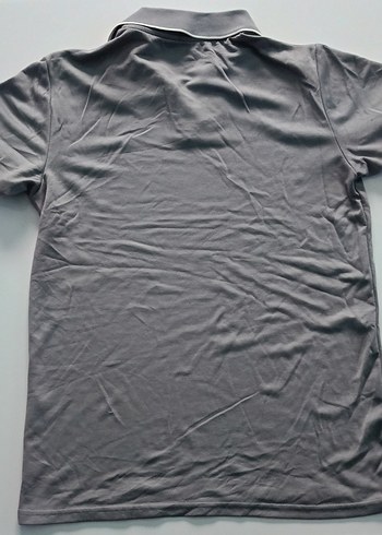 Gri Polo Yaka T-shirt Stocx - Görsel 3