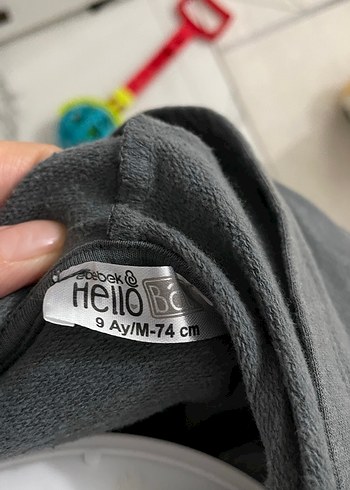 Erkek Çocuk Gri Kapüşonlu Fermuarlı Sweatshirt - Görsel 4