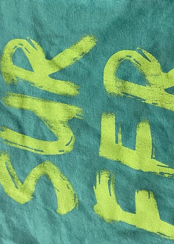 9-12 Ay Beden yeşil Renk Erkek Çocuk Yeşil Kısa Kollu Tişört