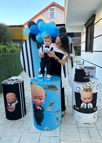 Siyah Drapeli Uzun Abiye Elbise kurdeleli elbise - Görsel 2