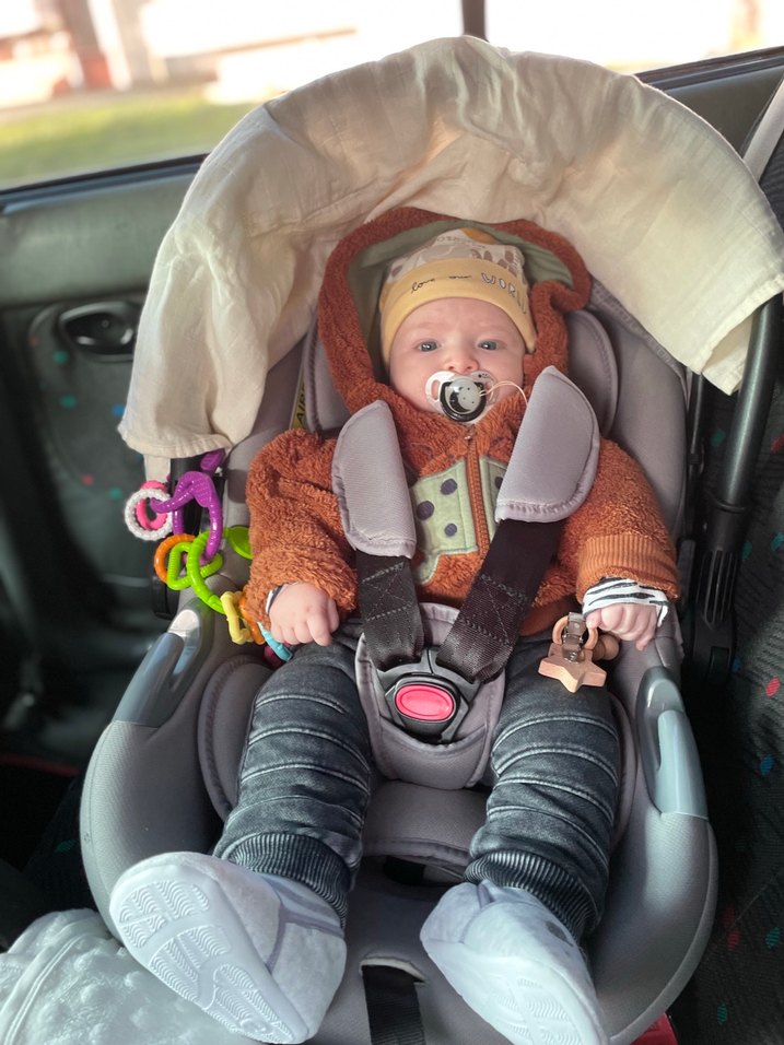 Kahverengi Kapüşonlu Erkek Çocuk Ceket - Görsel 4