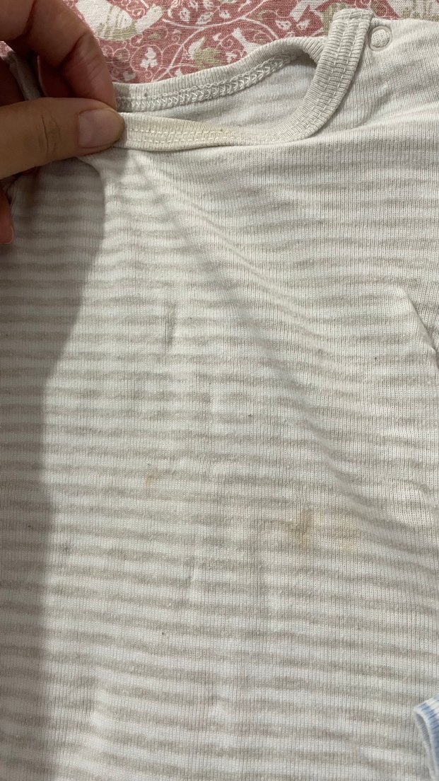 Pamuklu Kısa Kollu Bebek Body Gri - Görsel 2