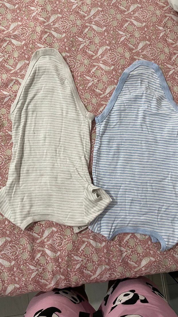 Pamuklu Kısa Kollu Bebek Body Gri - Görsel 5