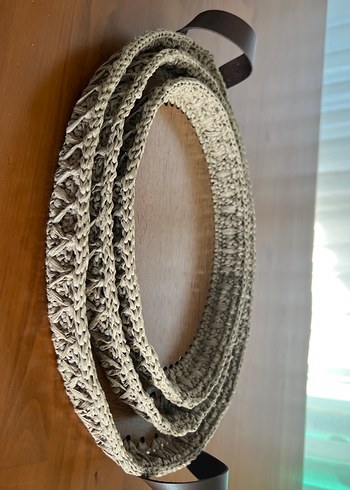 Bej Örgü Bohem Kadın Kemer - Görsel 4