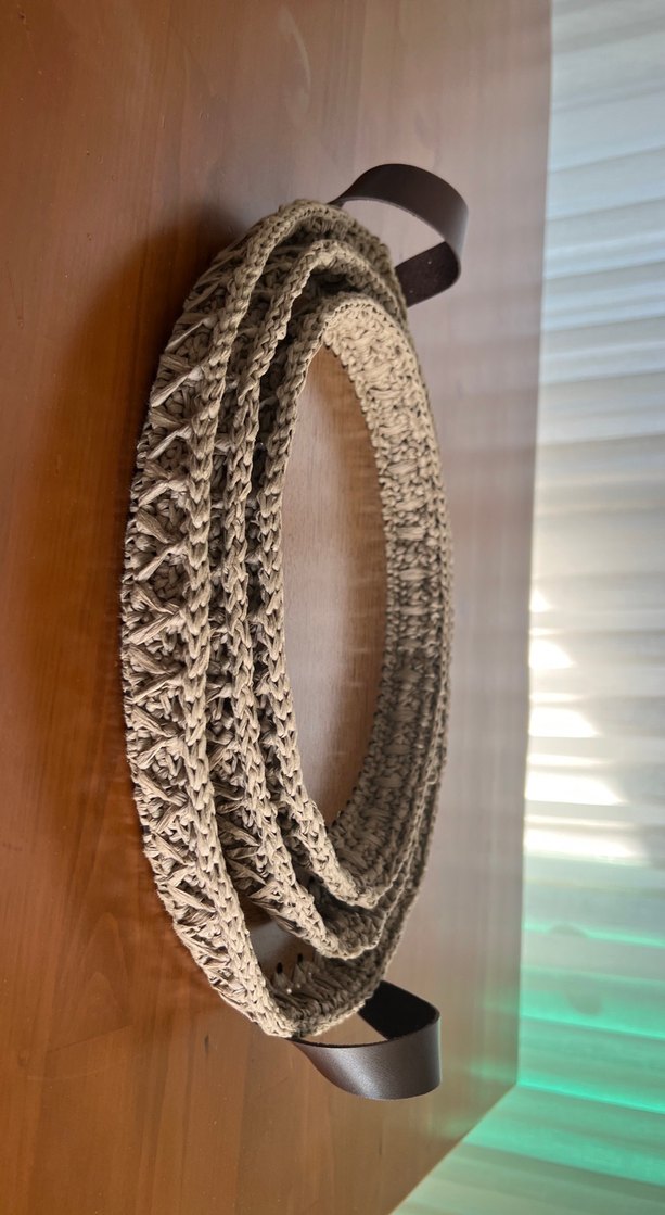 Bej Örgü Bohem Kadın Kemer - Görsel 3