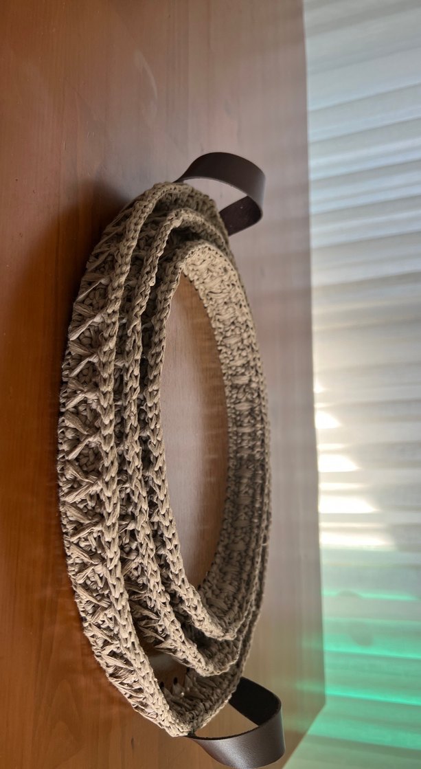 Bej Örgü Bohem Kadın Kemer - Görsel 2