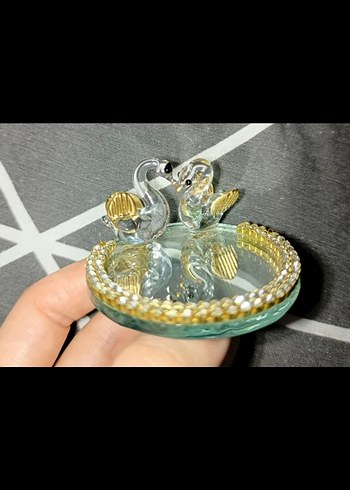 Vintage Altın Renkli Pullu Düğün Aksesuarları - Görsel 2