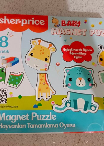 Renkli Çocuk Hayvan Figürlü Puzzle - Görsel 2