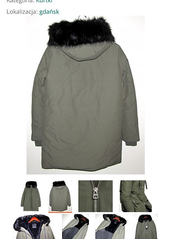 Zara Kürk Detaylı Haki Kadın Kışlık Mont - Görsel 2