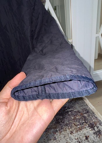 Barbour Düğmeli Midi Kot Yaka erkek mont - Görsel 3