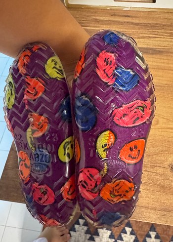 Renkli lastik kostüm ayakkabı - Görsel 2