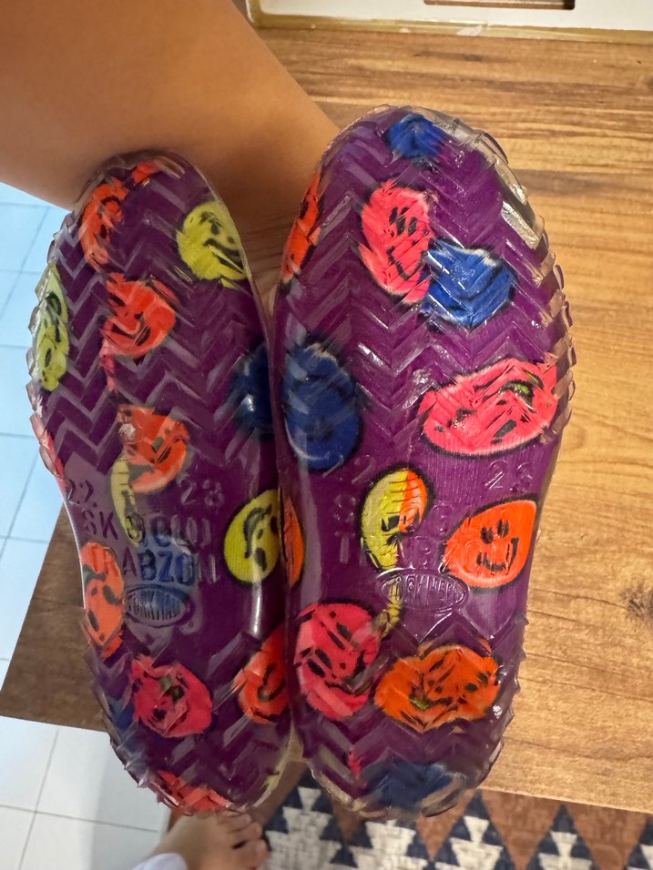 Renkli lastik kostüm ayakkabı - Görsel 2