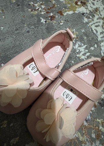 Pembe  Kız Çocuk Babet Ayakkabı - Görsel 2