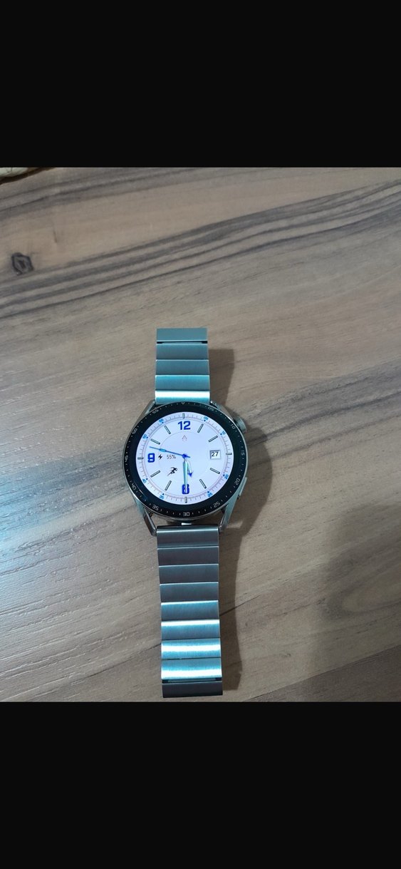 Huawei Gri Metal Kordonlu Mavi Akıllı Saat - Görsel 2