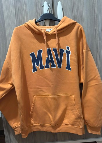 Kapüşonlu Sarı Kadın Sweatshirt
