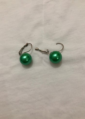 Accessorize Yeşil Boncuklu Midi Küpe