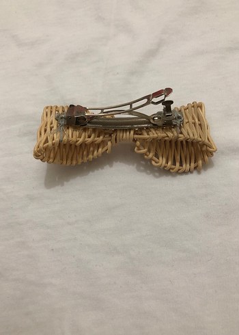 Accessorize Bej Örgü Fiyonk Toka