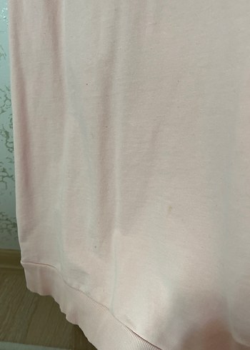 Kız Çocuk Pembe Pamuklu Fermuarlı Sweatshirt - Görsel 5