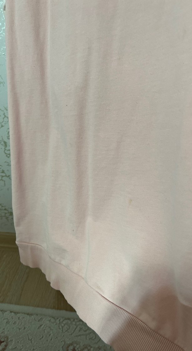 Kız Çocuk Pembe Pamuklu Fermuarlı Sweatshirt - Görsel 5