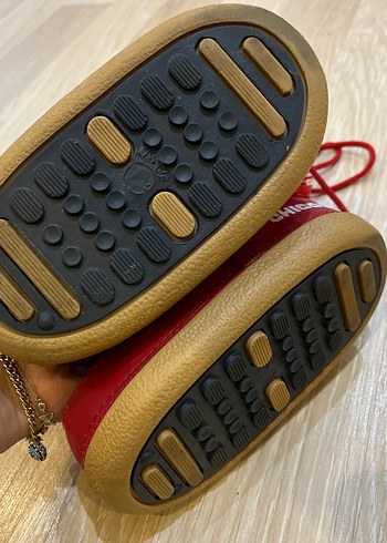 Kırmızı erkek kız  Botu Velcro Bağcıklı - Görsel 4