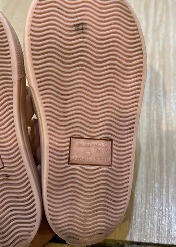 Bej Bağcıklı Kız Çocuk Sandalet - Görsel 4