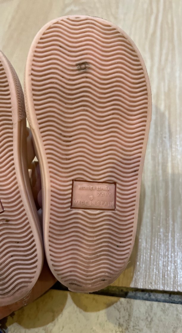 Bej Bağcıklı Kız Çocuk Sandalet - Görsel 4