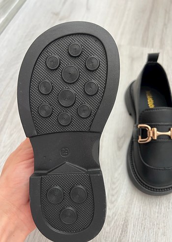 29 Beden siyah Renk Klasik Tokalı Siyah kız çocuk ayakkabı