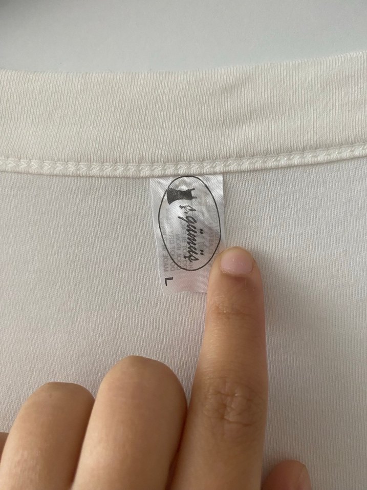 Uzun Kollu Beyaz Midi Kadın Sabahlık - Görsel 3